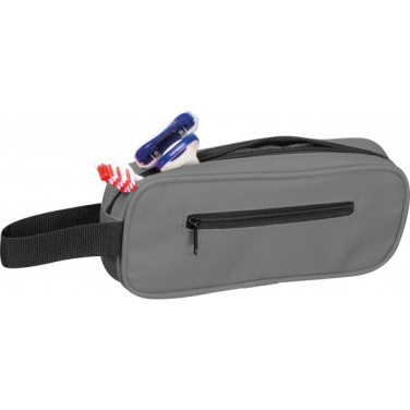 Logo trade promotional items image of: Toiletry bag RPET NEUCHATEL