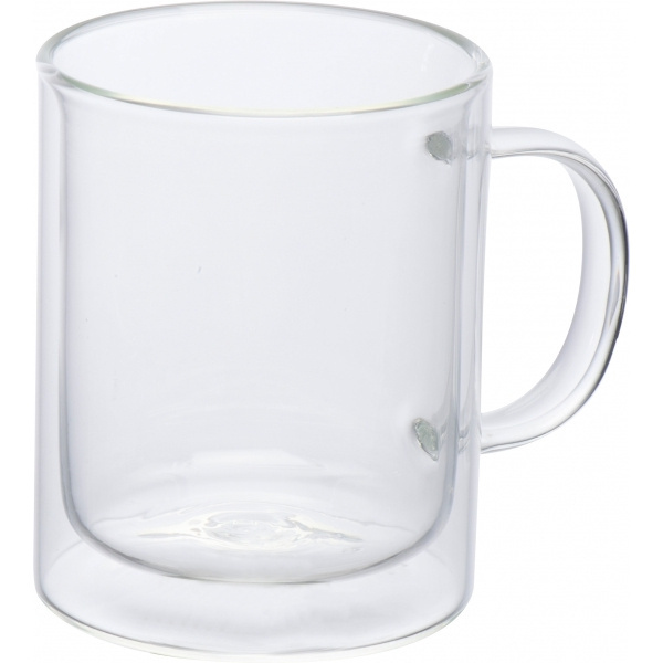 Logo trade promotional item photo of: Double-walled cup CARACAS 350 ml