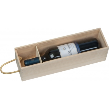 Logo trade promotional giveaways image of: Wine box DAVENPORT