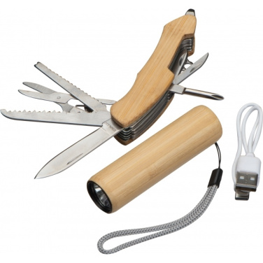 Logotrade corporate gift picture of: Set Torch and pocket knife OLDHAM