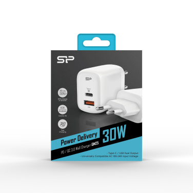 Logo trade corporate gifts picture of: SILICON POWER fast charger QM25