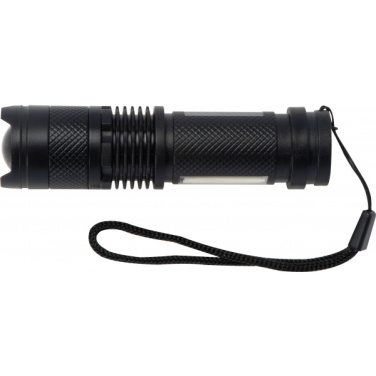 Logo trade business gift photo of: Rechargeable flashlight AARHUS