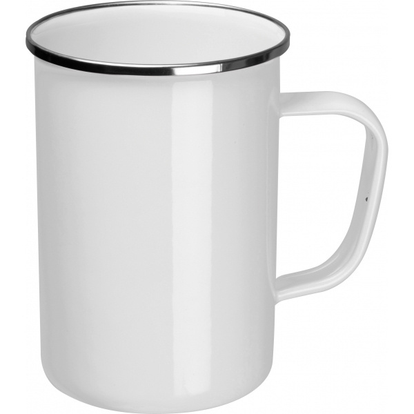 Logo trade promotional items picture of: Enamel cup Adelaine