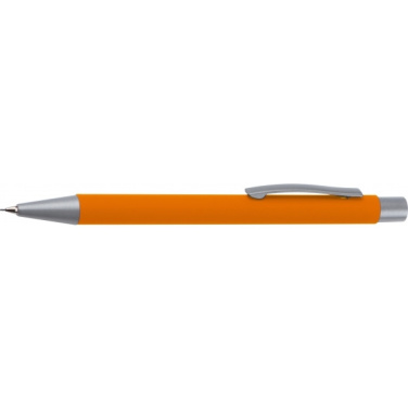 Logo trade corporate gifts picture of: Mechanical pencil soft touch ANCONA