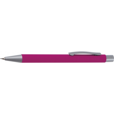 Logo trade corporate gifts picture of: Mechanical pencil soft touch ANCONA