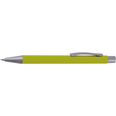 Logo trade advertising product photo of: Mechanical pencil soft touch ANCONA