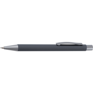 Logo trade promotional products image of: Mechanical pencil soft touch ANCONA