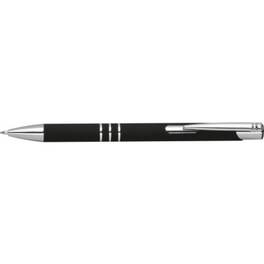 Logo trade promotional items picture of: Semi gel pen soft touch DUNMORE