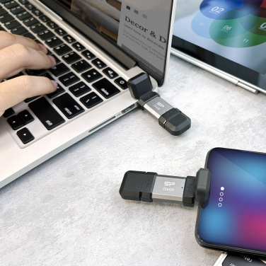 Logotrade promotional product picture of: Pendrive Silicon Power Mobile - C51 3.2, 64GB