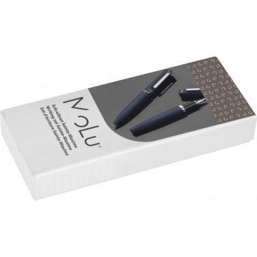 Logotrade promotional giveaway picture of: Writing set soft touch SAINTE MAXIME MoLu