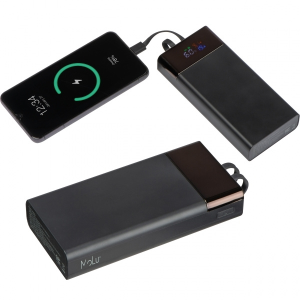 Logo trade advertising products picture of: Power bank 20 000 mAh MARABELLA MoLu