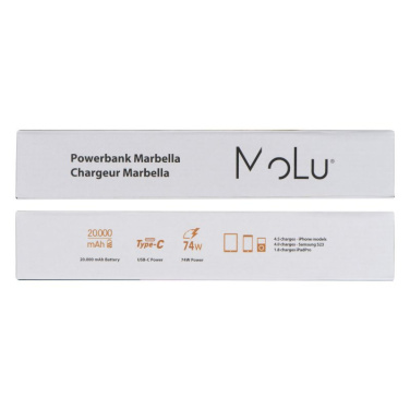 Logo trade promotional items picture of: Power bank 20 000 mAh MARABELLA MoLu