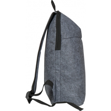 Logo trade business gifts image of: RPET Backpack Davos