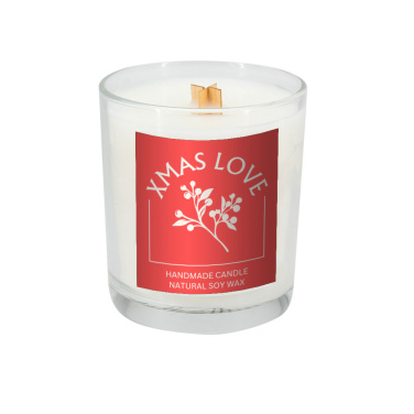 Logo trade advertising products image of: Soy candle 190g Christmas love