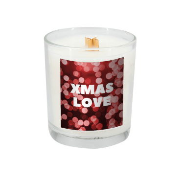 Logotrade corporate gift image of: Soy candle 190g Christmas love