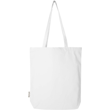 Logo trade promotional giveaway photo of: Florida 270 g/m² GRS recycled tote bag 10L