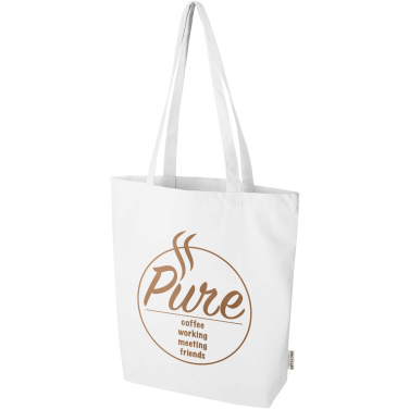 Logo trade promotional item photo of: Florida 270 g/m² GRS recycled tote bag 10L