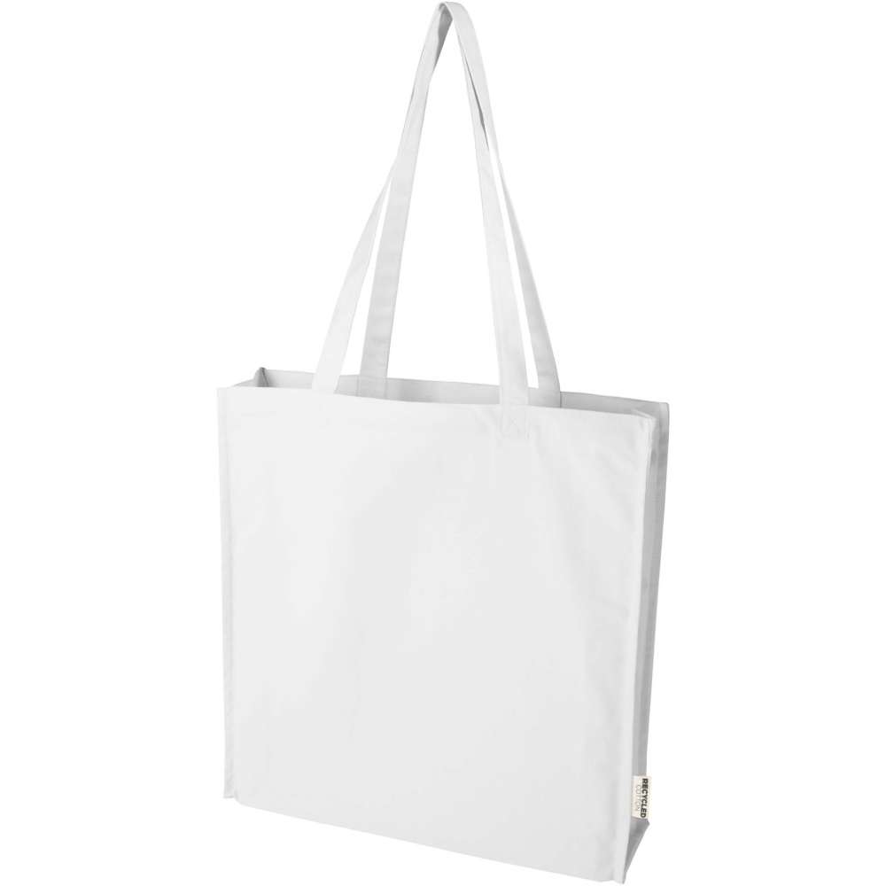 Logotrade promotional product image of: Florida 270 g/m² GRS recycled gusset tote bag 14L