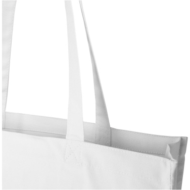 Logotrade promotional giveaway image of: Florida 270 g/m² GRS recycled gusset tote bag 14L