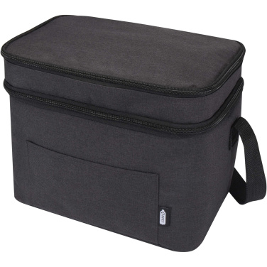 Logo trade promotional merchandise picture of: Tundra GRS RPET double compartments cooler bag 13L