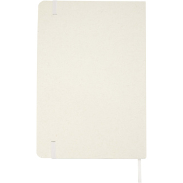 Logo trade promotional products picture of: Bass A5 recycled hard cover notebook with lined pages