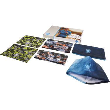 Logo trade promotional items image of: Sublimation headwear sample box