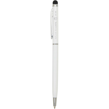 Logo trade promotional product photo of: Ore aluminium ballpoint pen with stylus