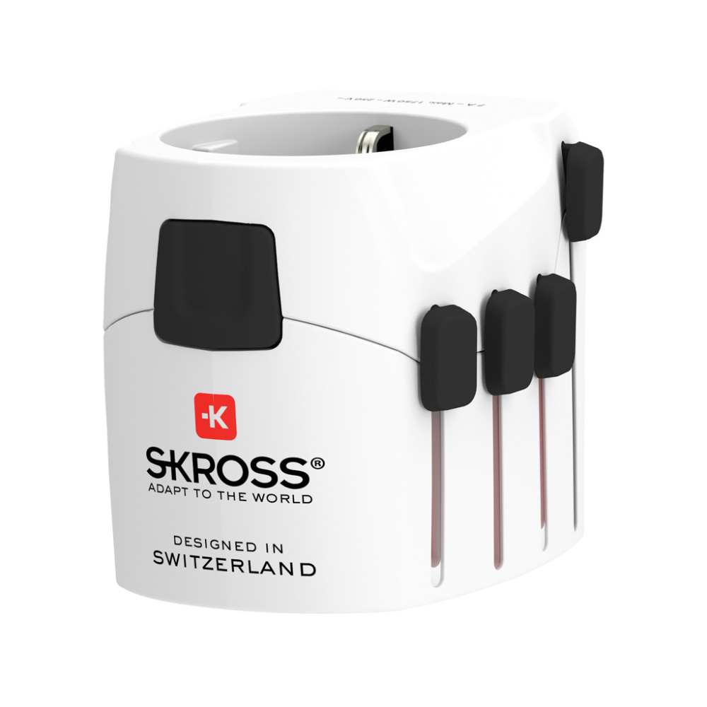 Logotrade promotional gifts photo of: SKROSS Pro 3-Pole World Travel Adapter