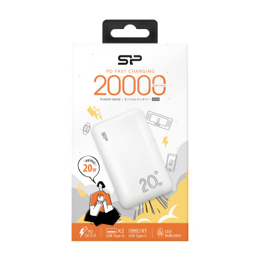 Logotrade promotional item picture of: Power bank Silicon Power QS58 20000 mAh