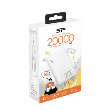 Logotrade promotional giveaway image of: Power bank Silicon Power QS58 20000 mAh