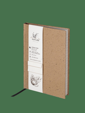 Logotrade promotional giveaway image of: Recycled Coconut Notebook 209734100