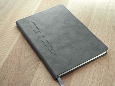 Logo trade promotional giveaways image of: Magnetic notebook with a pen 124715100