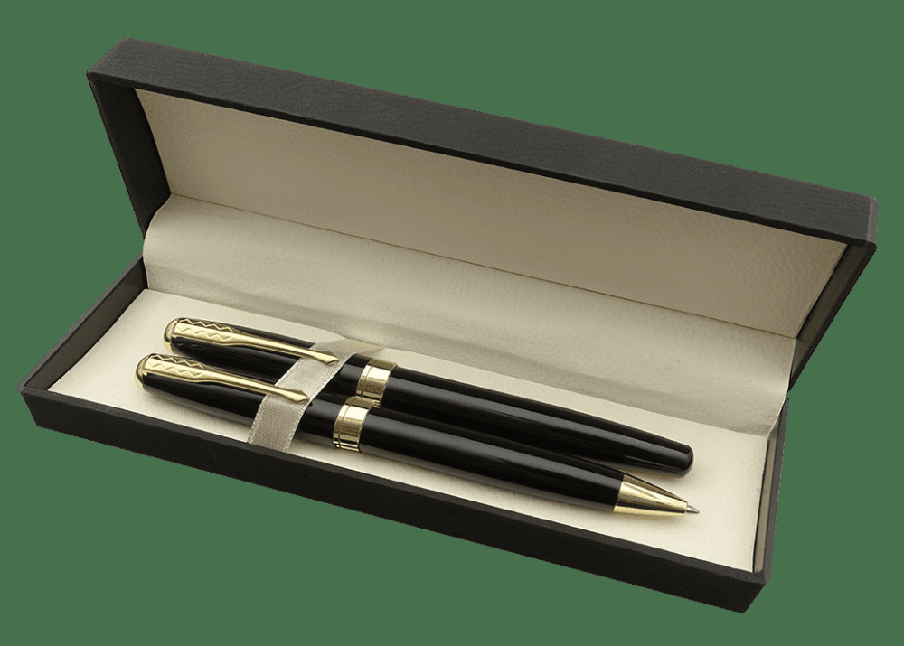 Logo trade promotional gifts image of: WINDSOR pen set 98003600