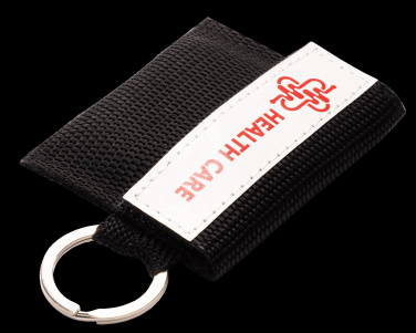 Logo trade business gifts image of: Keyring 1427231