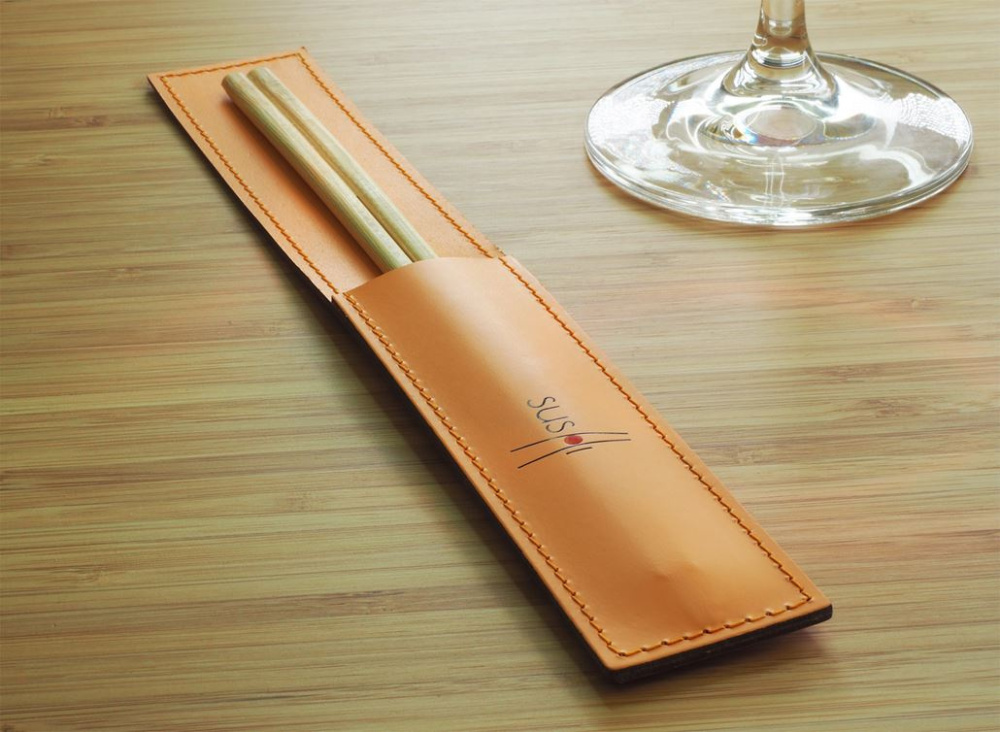 Logo trade promotional items image of: Chopsticks case 1042094