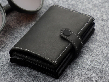 Logo trade business gifts image of: RFID wallet - Hunter Leather 2109284