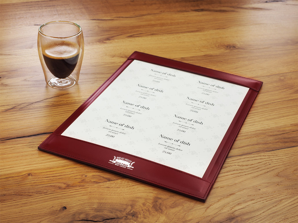 Logo trade promotional giveaway photo of: Menu pad 1025094