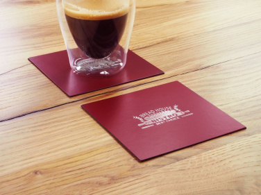 Logo trade promotional merchandise image of: Coaster 1046094