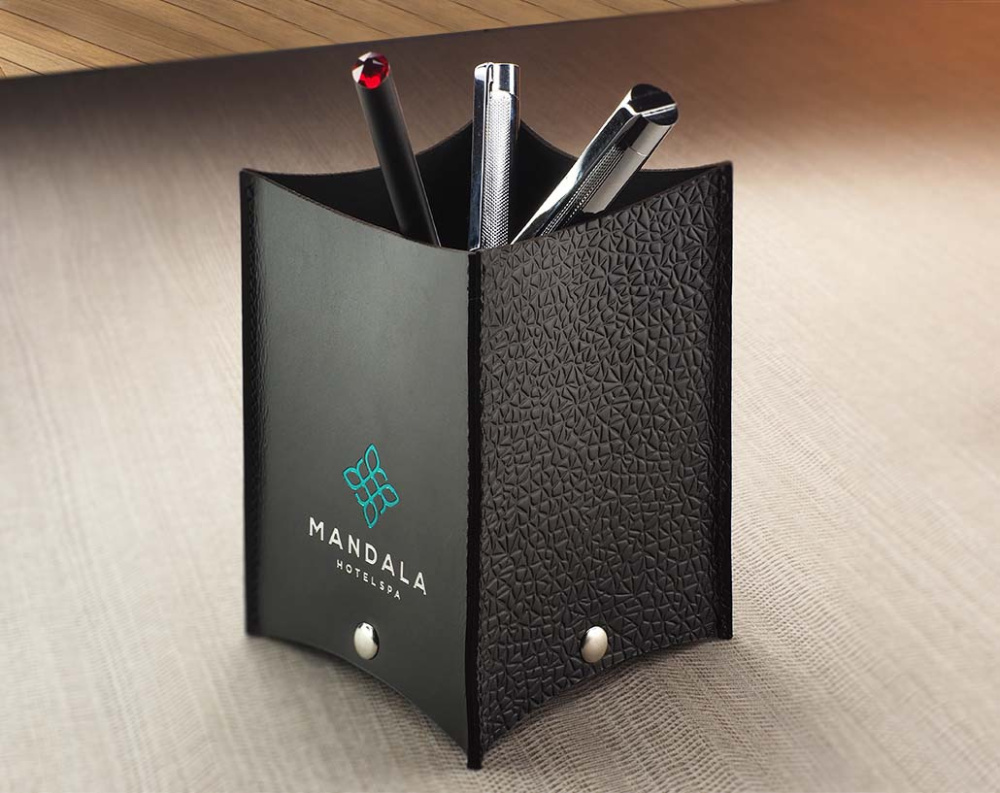 Logo trade promotional giveaways image of: Pen holder 1659281