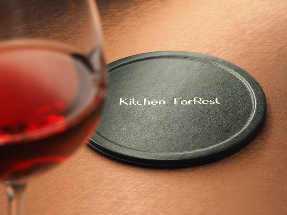 Logo trade promotional merchandise picture of: Bottle coaster 1103320