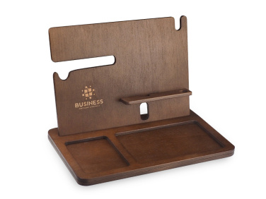 Logo trade promotional giveaway photo of: Wooden organiser 2016121