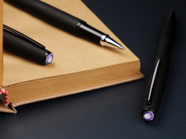 Logo trade promotional giveaways image of: Amethyst Pen set  1288036