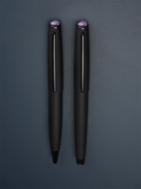 Logo trade corporate gift photo of: Amethyst Pen set  1288036