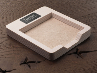 Logo trade corporate gifts picture of: Wooden memo card box 1832121