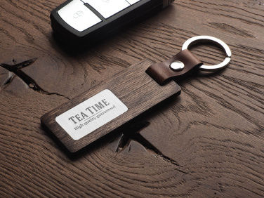 Logotrade advertising products photo of: Wooden keyring 1853121