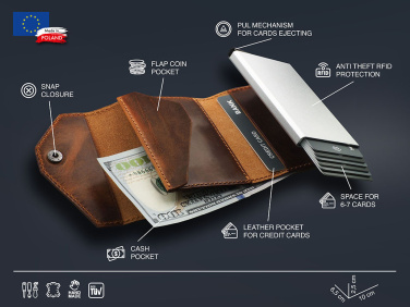 Logo trade business gifts image of: RFID wallet 1931310