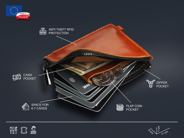 Logo trade promotional products picture of: Minimal wallet 1932141