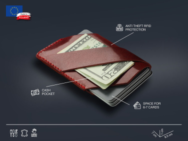 Logo trade advertising products image of: Wallet 1242141