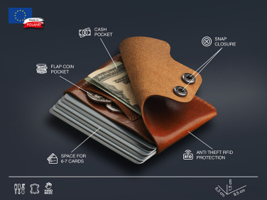 Logo trade promotional gift photo of: Wallet 384141