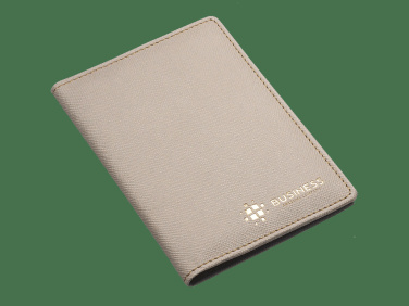 Logo trade corporate gifts image of: RFID passport case 1301113